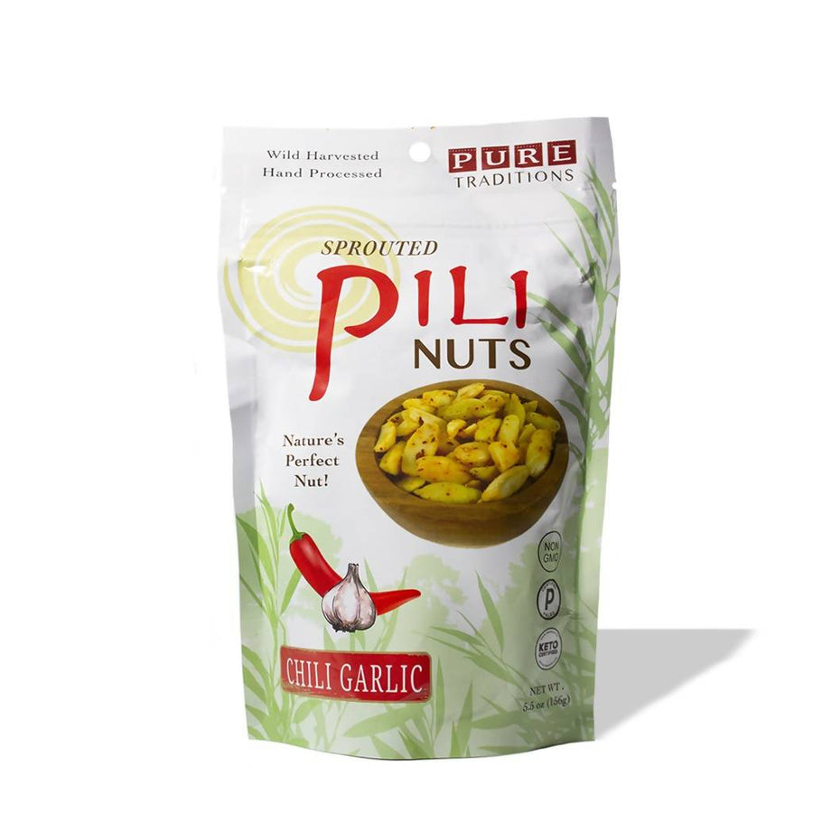 Chili Garlic Pili Nuts