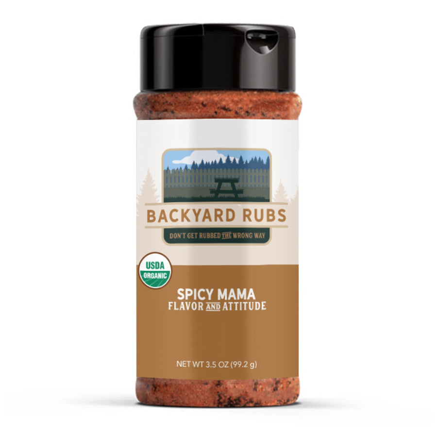 Backyard Rubs Organic Spicy Mama BBQ Rub & Seasoning
