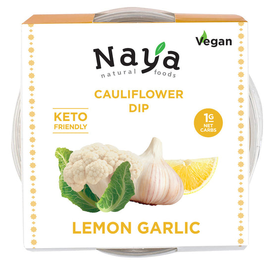 Keto Cauliflower Hummus - Lemon Garlic (4-Pack)