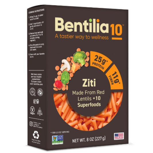 Red lentil Ziti Pasta (6-Pack)
