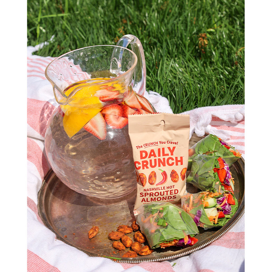Nashville Hot Sprouted Almonds, Single Serve (8-Pack)