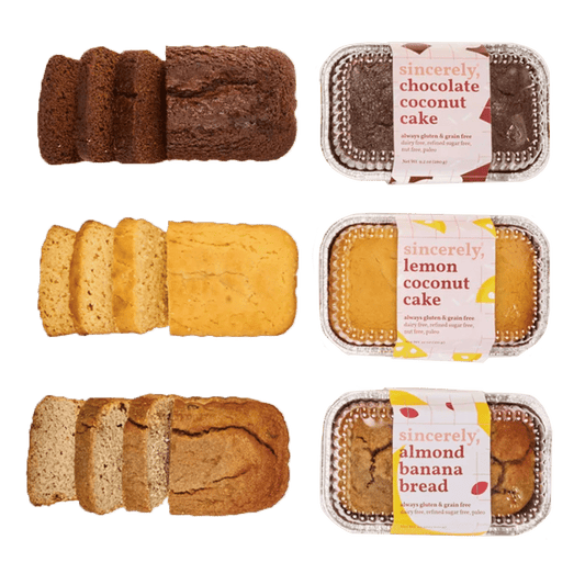 Assorted Gluten-Free Cake Sampler (3-Pack)