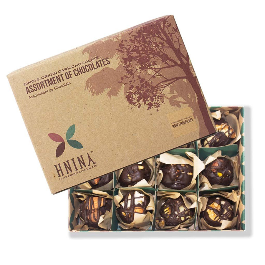 Raw Dark Chocolate Truffles (Box of 12)