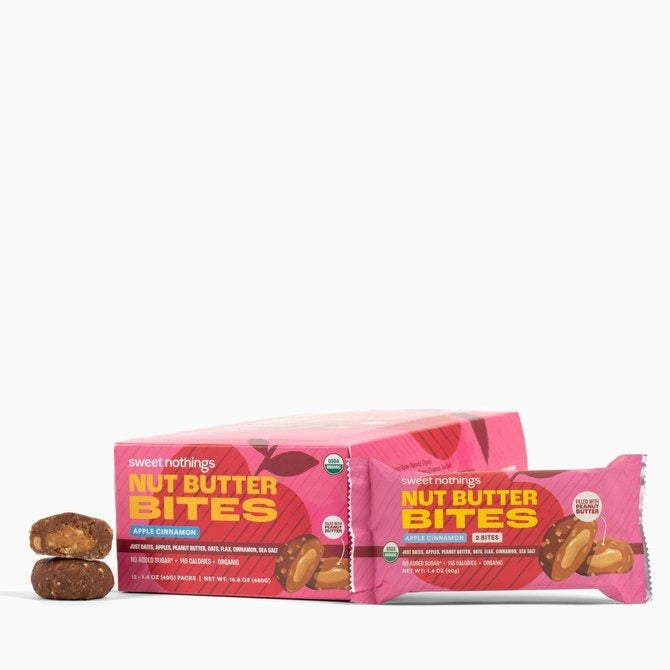 Apple Cinnamon & Peanut Butter Nut Butter Bites (12-Pack)