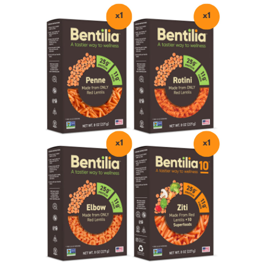 Bentilia Vegetable Pasta Bundle (4-Pack)