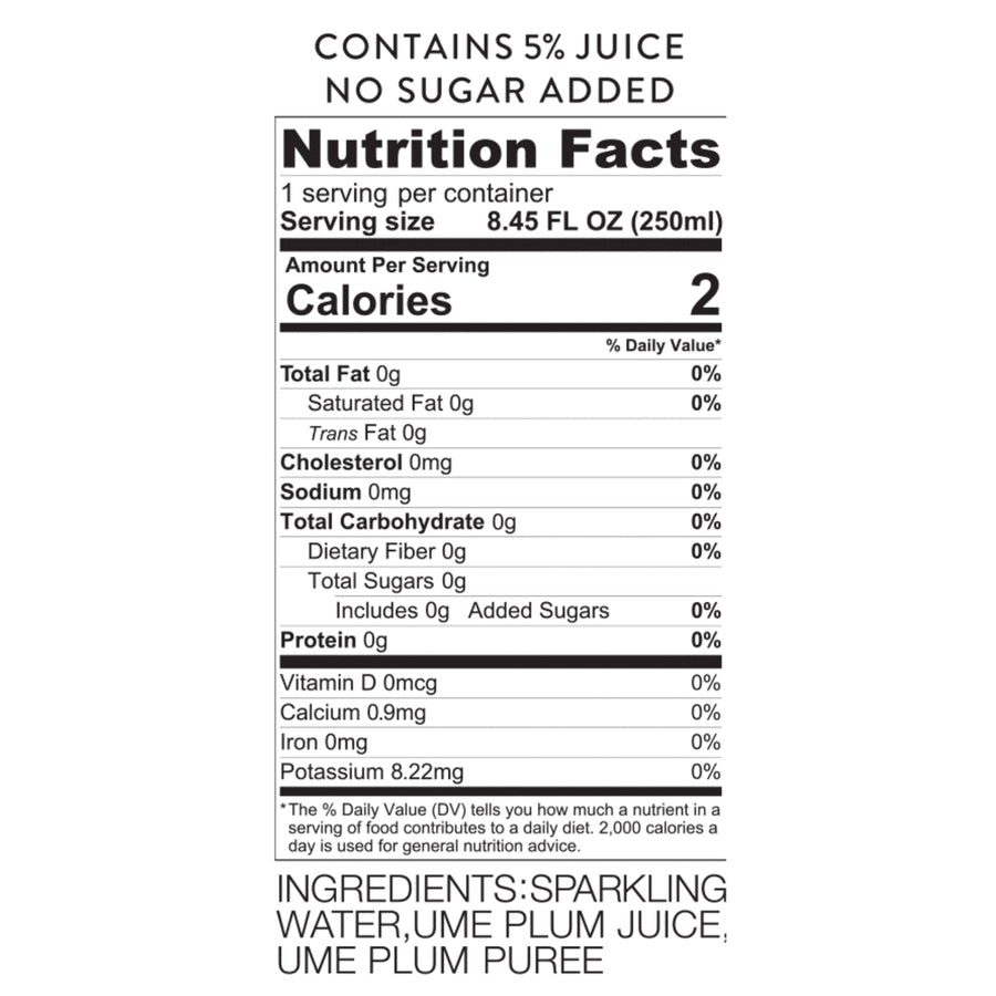 Ume Sparkling Water (Pack)