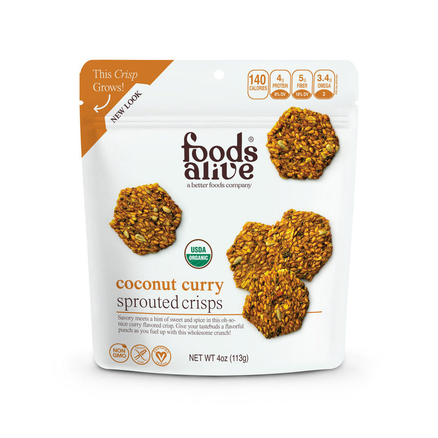 Coconut Curry Sprouted Crisps (3-Pack)