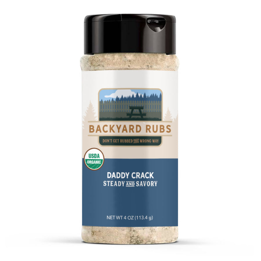 Backyard Rubs Organic Daddy Crack BBQ Rub & Seasoning