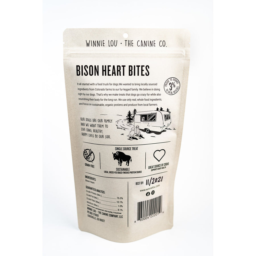 Dog - Bison Heart Bites