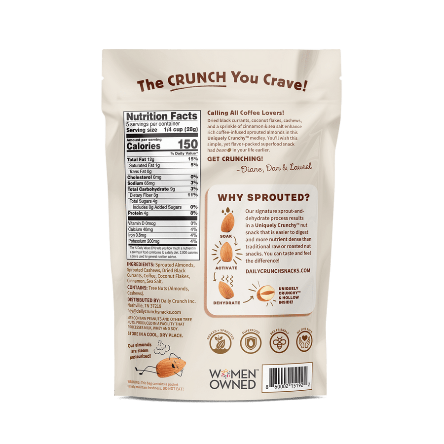Cinnamon Java Sprouted Nut Medley (6-Pack)