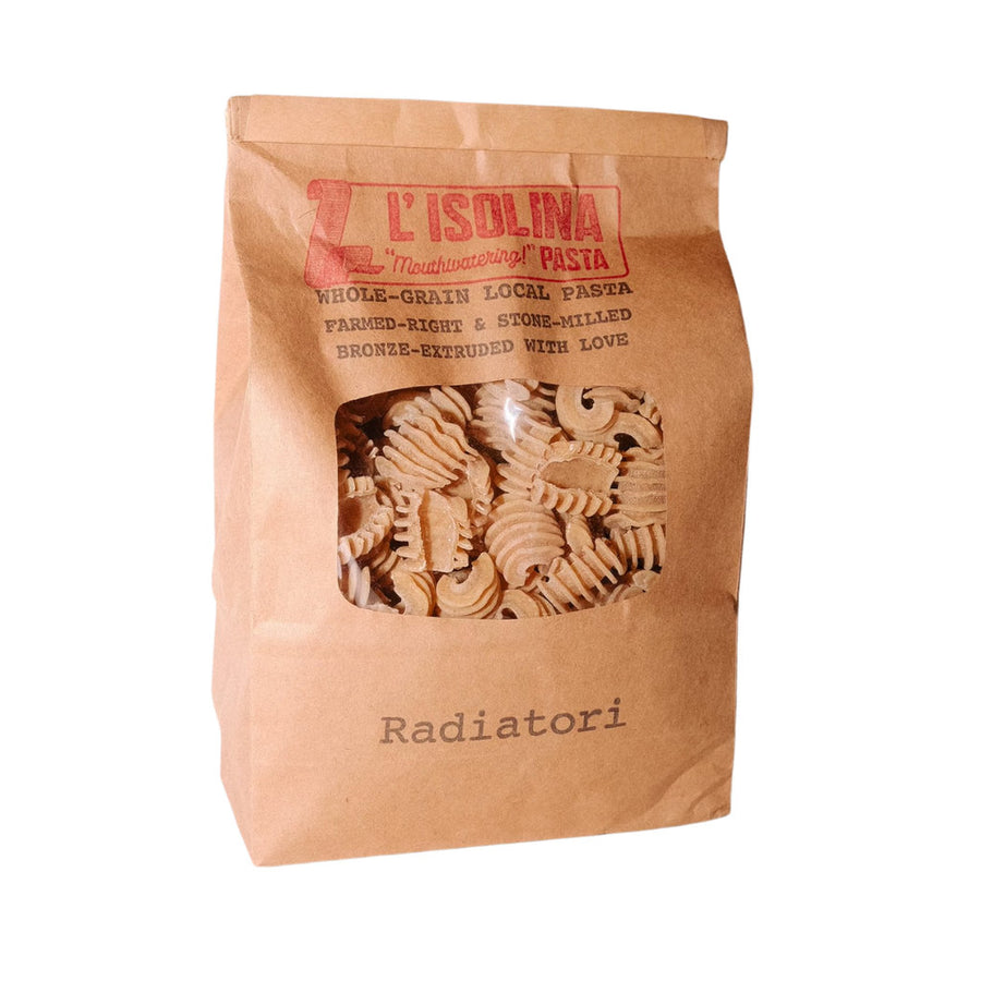 Whole Grain Radiatori - L'Isolina Artisanal Pasta  (Pack)