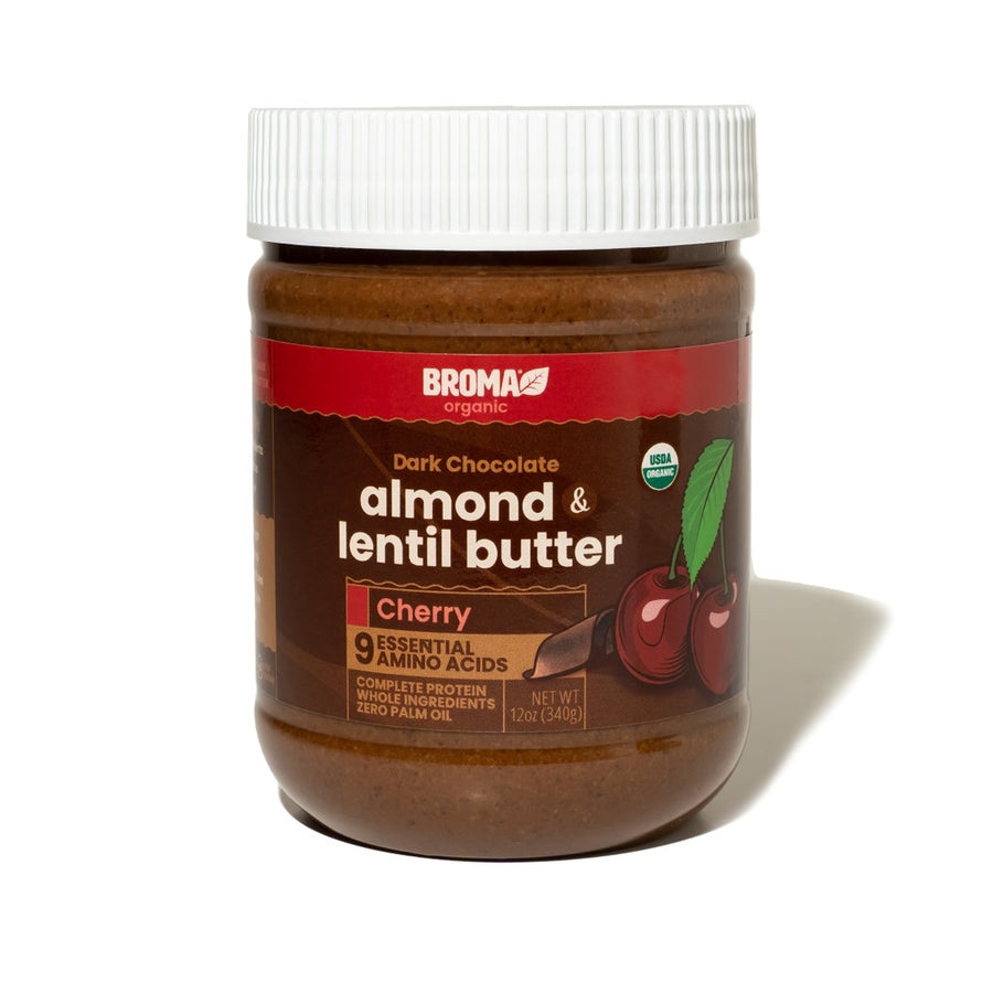 Dark Chocolate Cherry Almond & Lentil Butter (6-Pack)