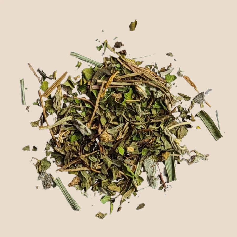 Above the Fog: Mint, Moringa, Lemongrass + Sage Tea