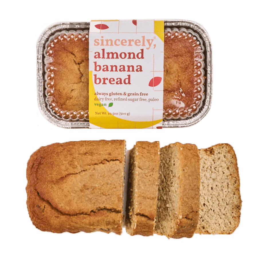 Vegan Almond Banana Bread (3-Pack)