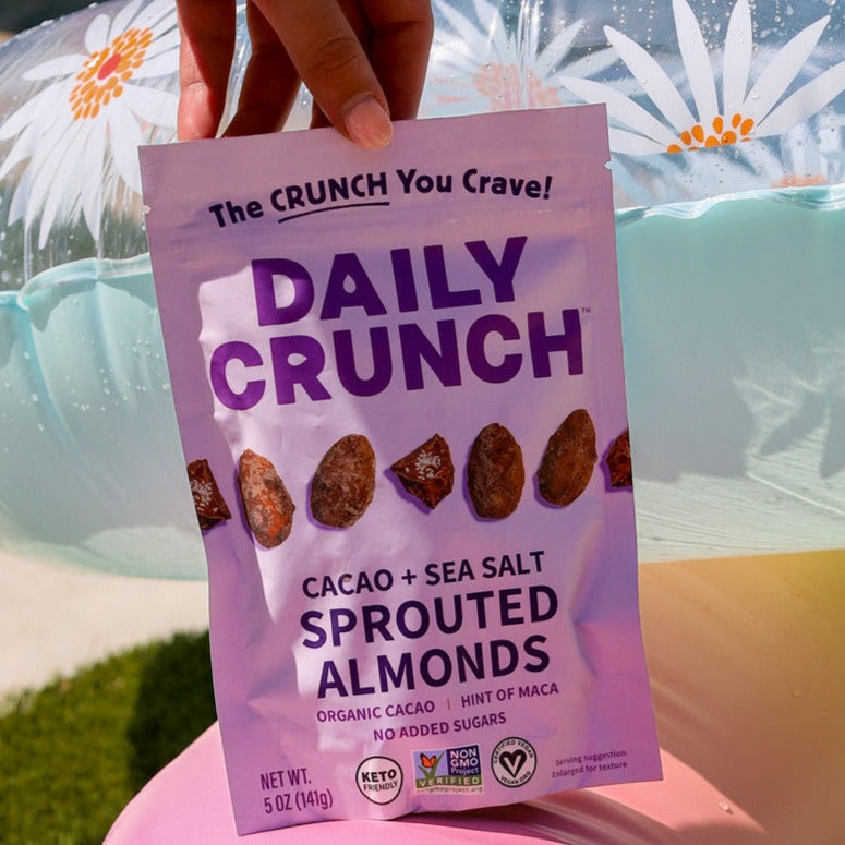 Cacao + Sea Salt Sprouted Almonds (6-Pack)