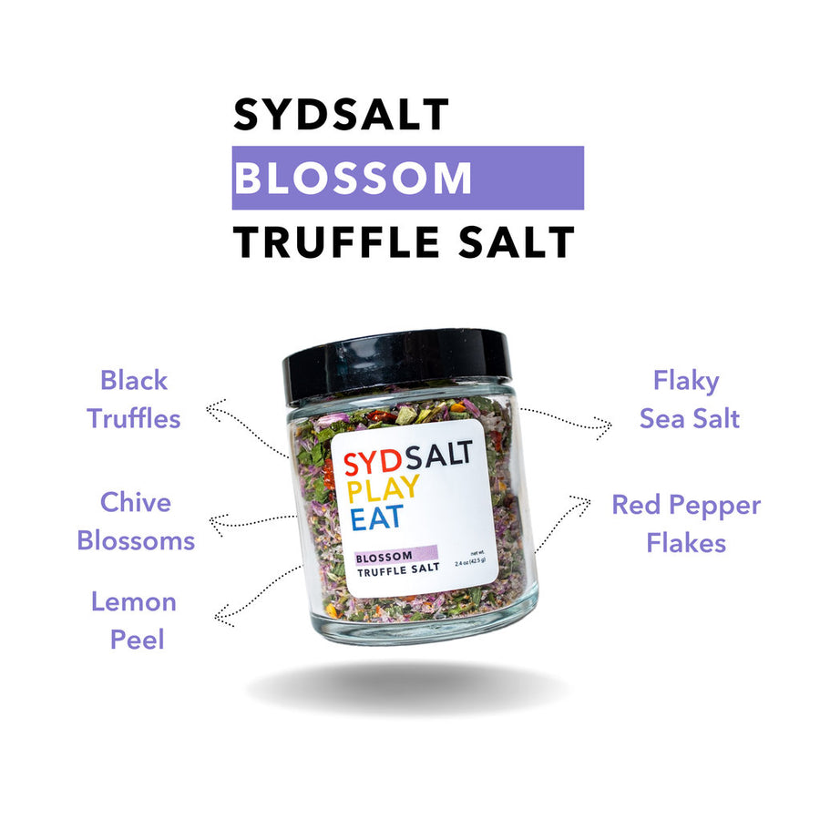 SydSalt Blossom - Black Truffle Seasoning Salt